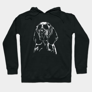 Funny Bracco Italiano Dog with sunglasses Hoodie